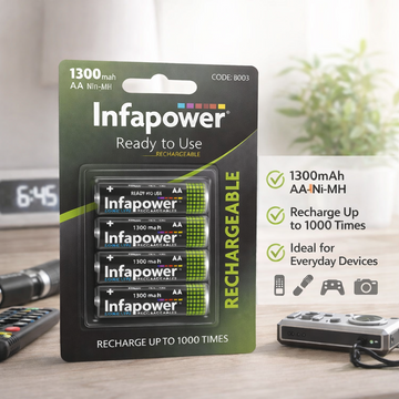 4 AA 1300mAh Batteries