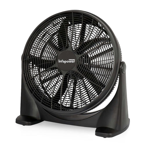 20 INCH BOX FAN 90W POWERFUL 3 SPEED PORTABLE COOLING FLOOR FAN