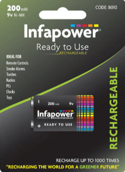 9v 200mAh Battery Ready to Use